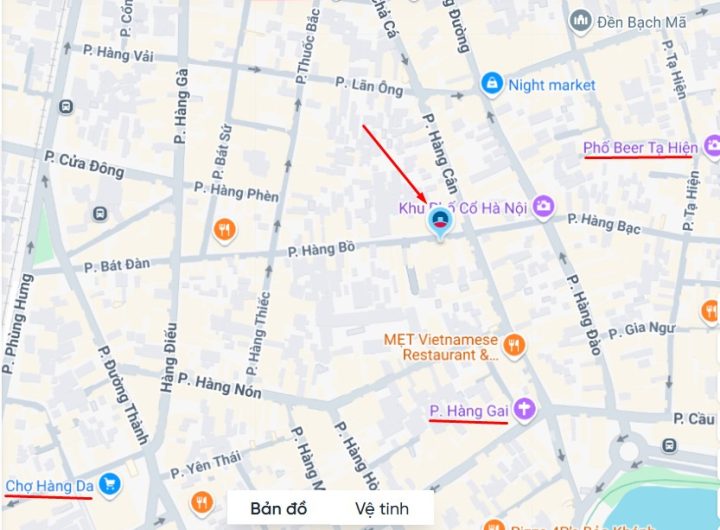 Địa chỉ và giờ làm việc Phòng giao dịch Vietinbank Hoàn Kiếm