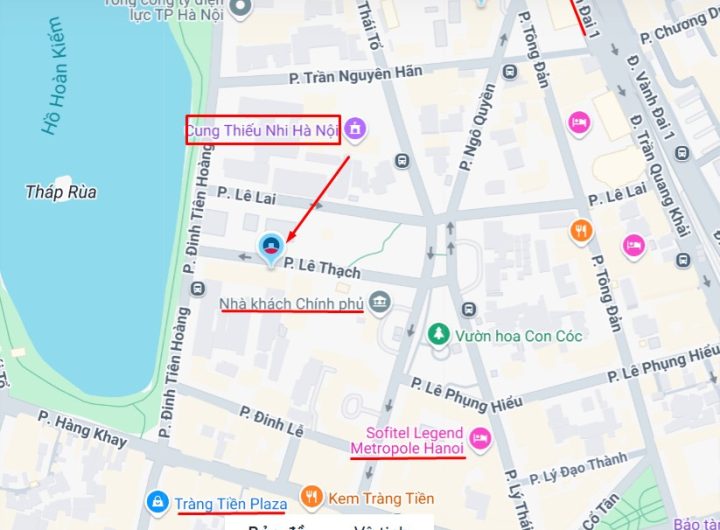 Địa chỉ và giờ làm việc Phòng giao dịch Vietinbank Lê Thạch - Hoàn Kiếm